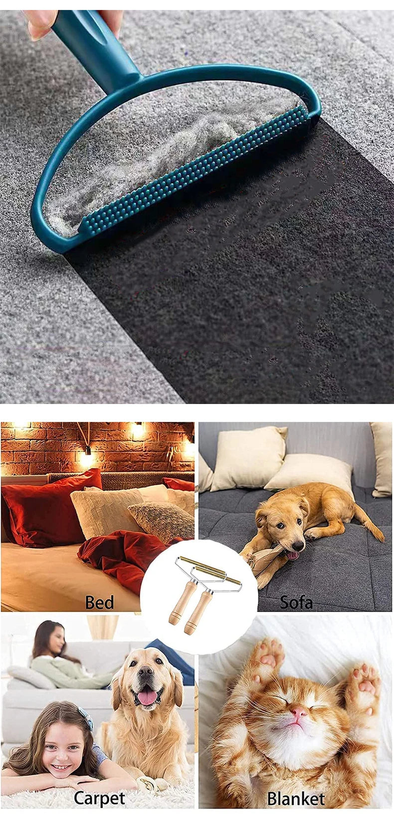 FurSweepers™ — Portable Lint & Fur Remover